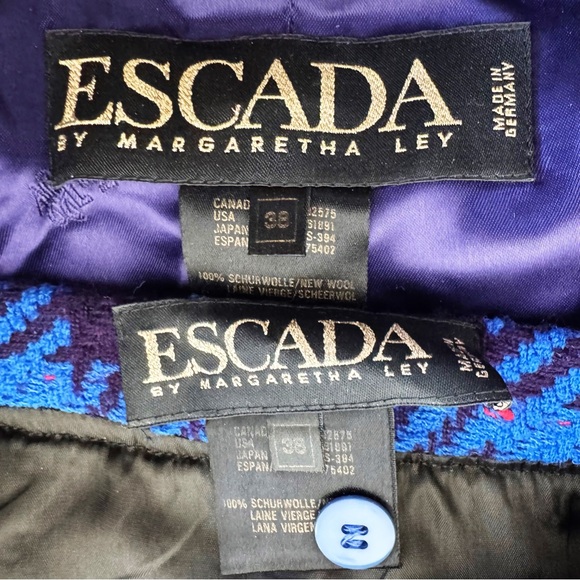 Vintage Escada Mini-skirt Suit - Picture 3 of 17